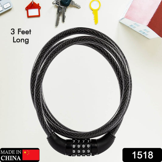 Heavy Duty Multi-Purpose Plastic combination Lock for Helmet & Multi Use - infinityexculsivestore.com