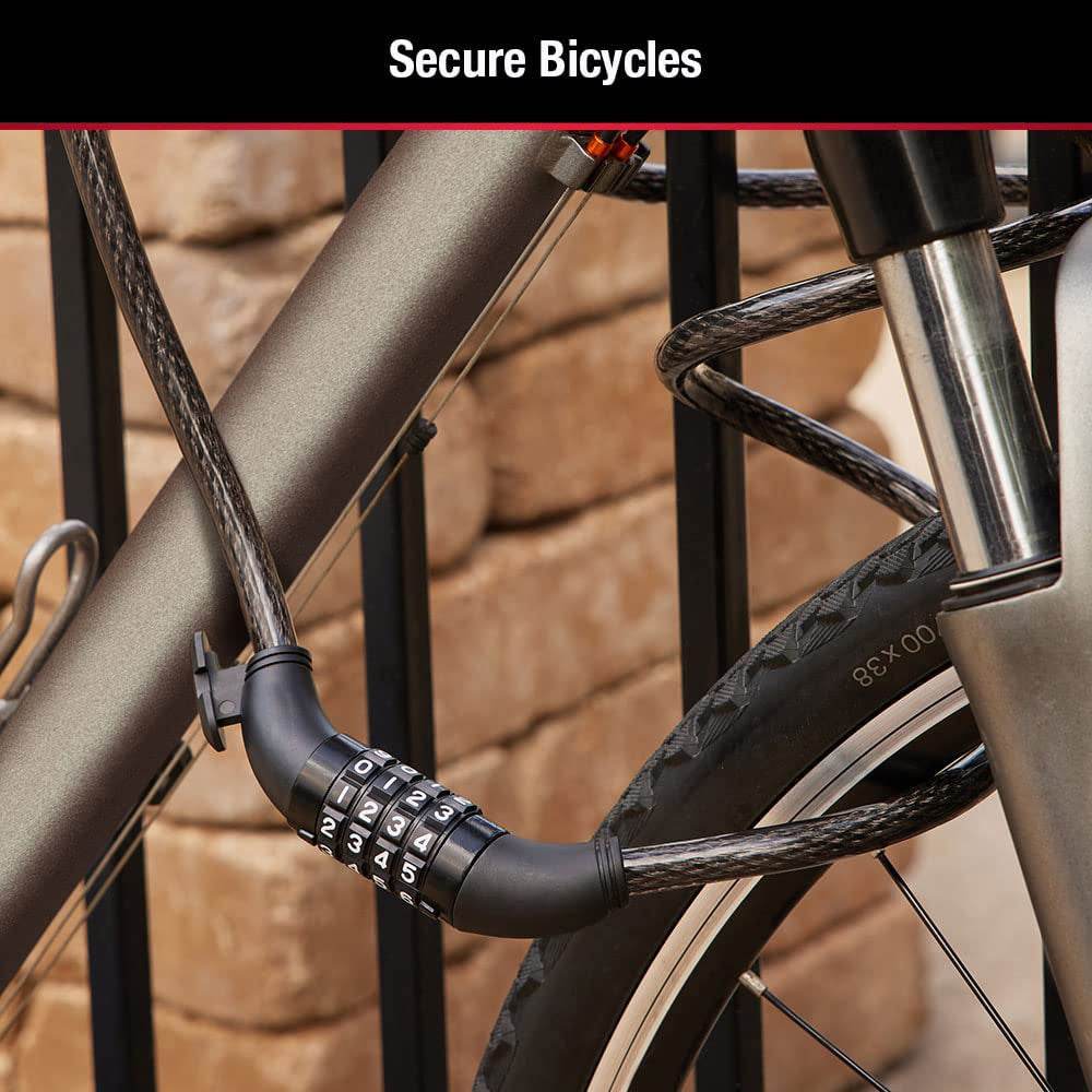 Heavy Duty Multi-Purpose Plastic combination Lock for Helmet & Multi Use - infinityexculsivestore.com
