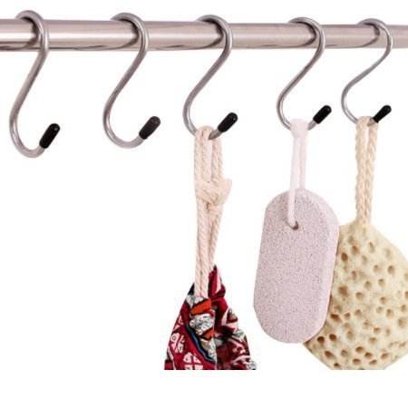 Heavy Duty S-Shaped Stainless Steel Hanging Hooks - 5 pcs - infinityexculsivestore.com