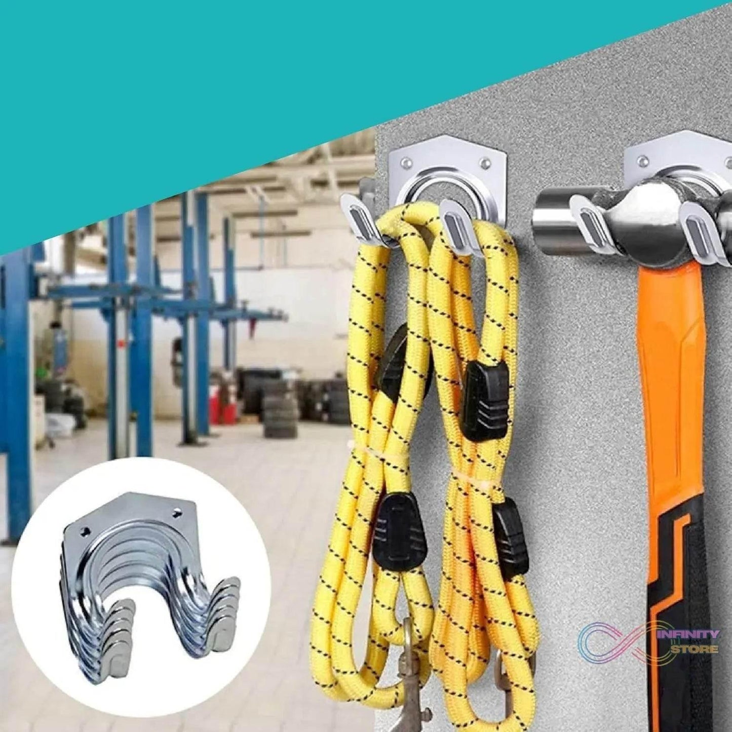 Heavy Duty Tool Hanger Hooks ( 5 Pcs Set ) - infinityexculsivestore.com