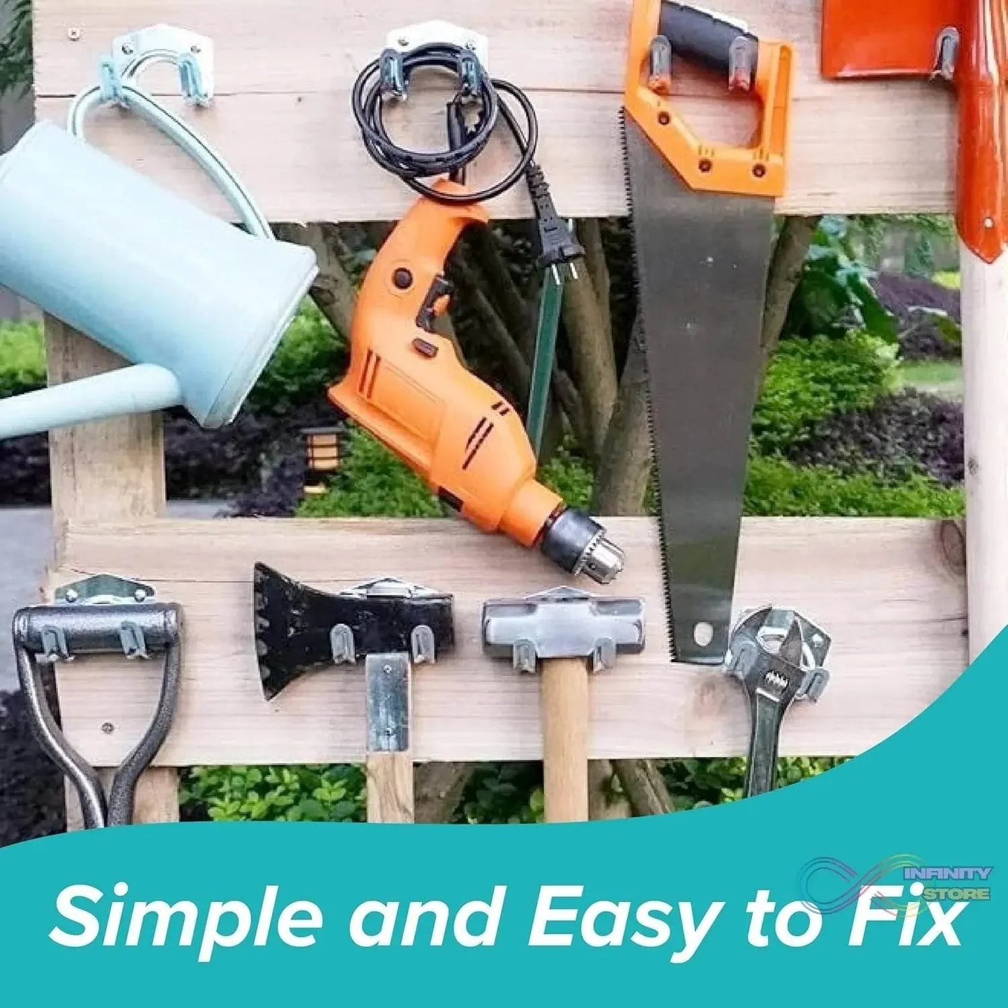 Heavy Duty Tool Hanger Hooks ( 5 Pcs Set ) - infinityexculsivestore.com