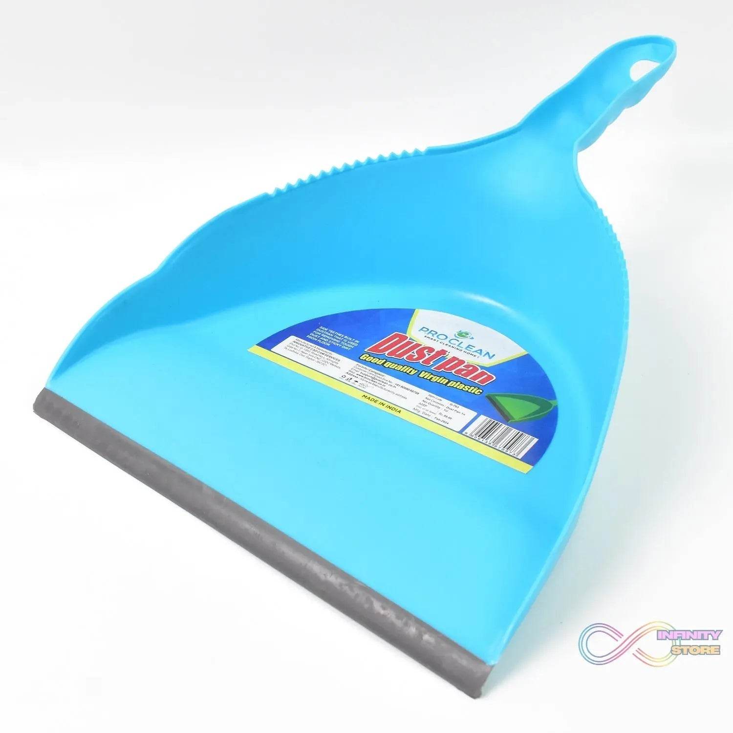 Heavy Plastic Dustpan with Handle (1 Pc) - infinityexculsivestore.com