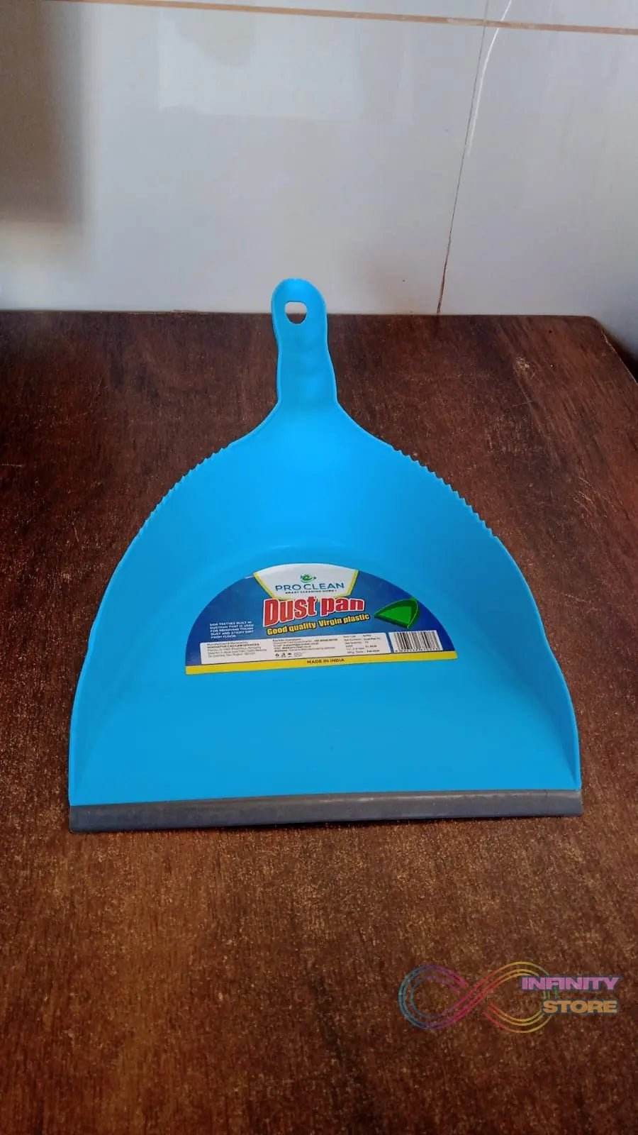 Heavy Plastic Dustpan with Handle (1 Pc) - infinityexculsivestore.com