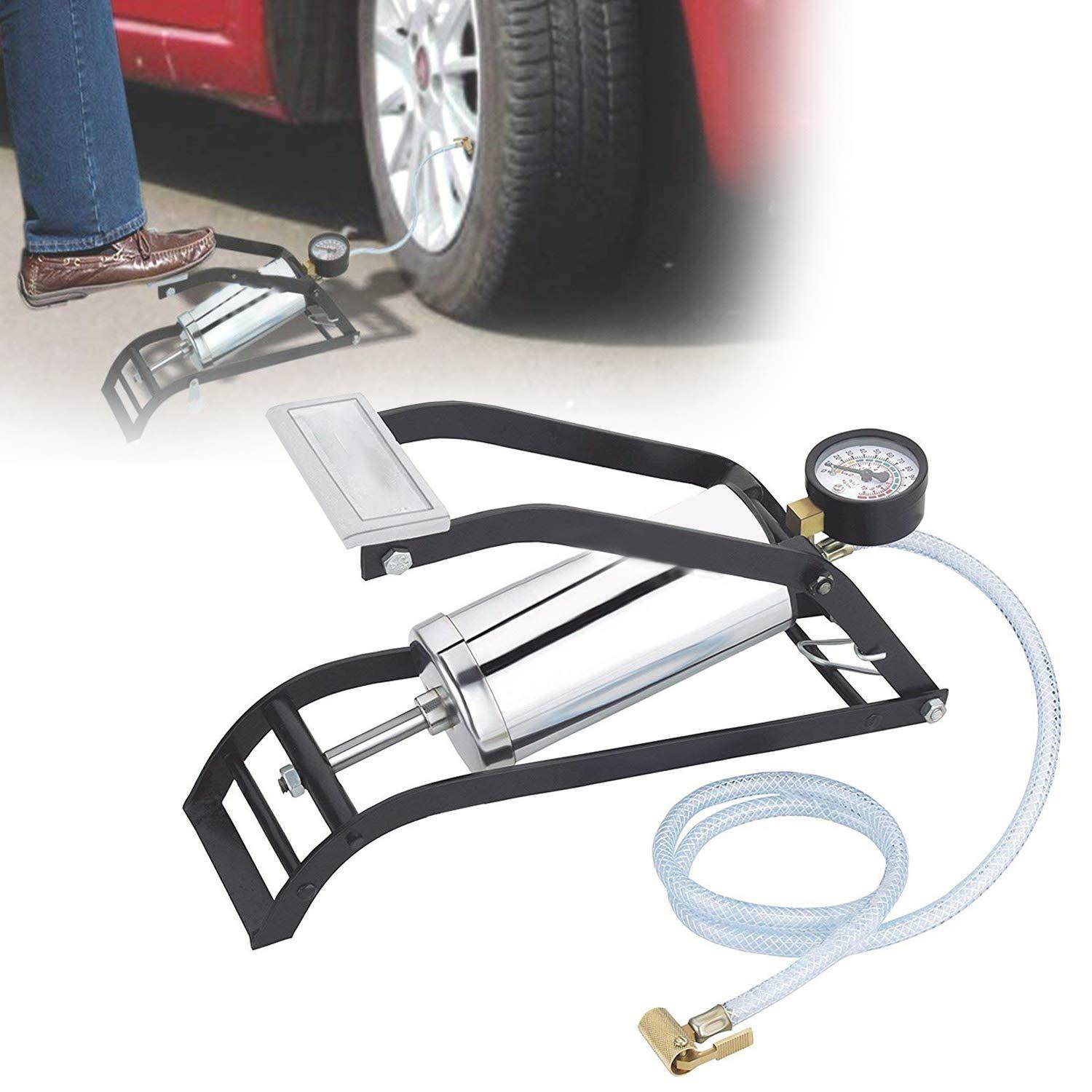 Heavy Steel Body Foot Pump - infinityexculsivestore.com