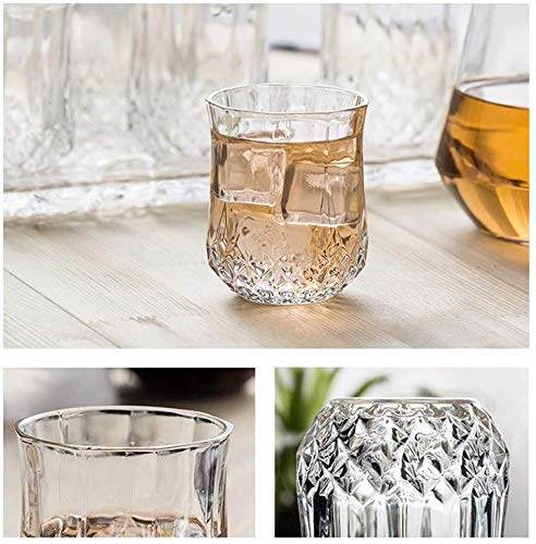 Heavy unbreakable Stylish look fully Transparent Glasses Set 250 ml (6pcs) - infinityexculsivestore.com