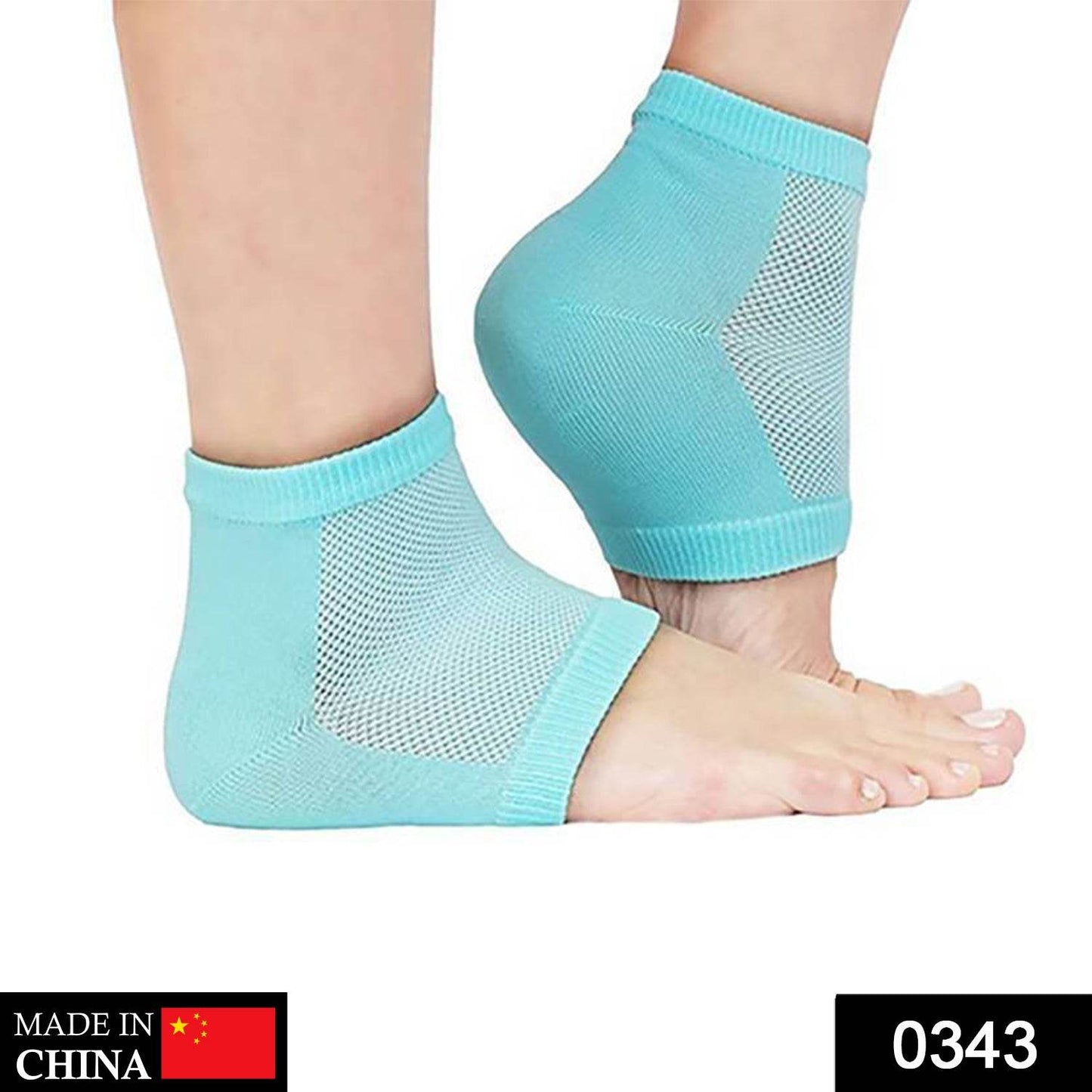 Heel Pain Relief Silicone Gel Heel Socks (Multicolor) - infinityexculsivestore.com