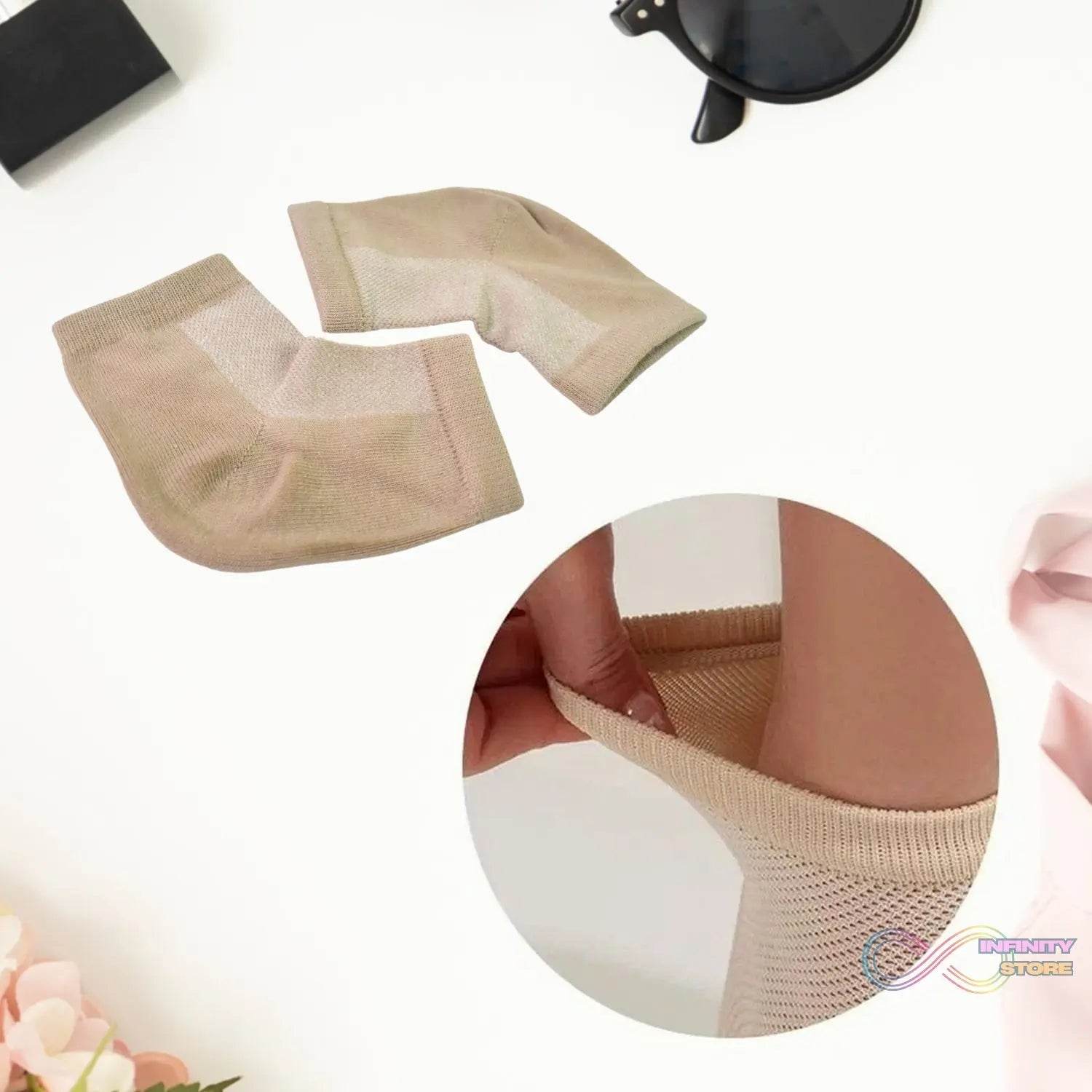 Heel Socks Overnight Heels While You Sleep (1 Pair / Mix Color) - infinityexculsivestore.com