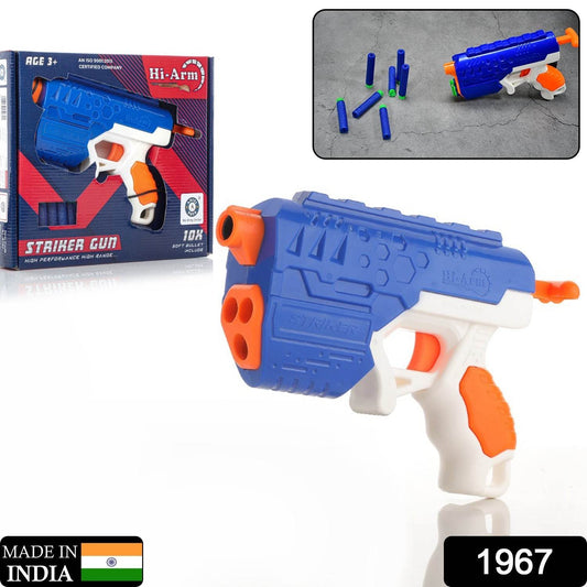 Hi - Arm Gun with 10x Foam Suction Bullets, ABS Plastic, Target Shooting - infinityexculsivestore.com