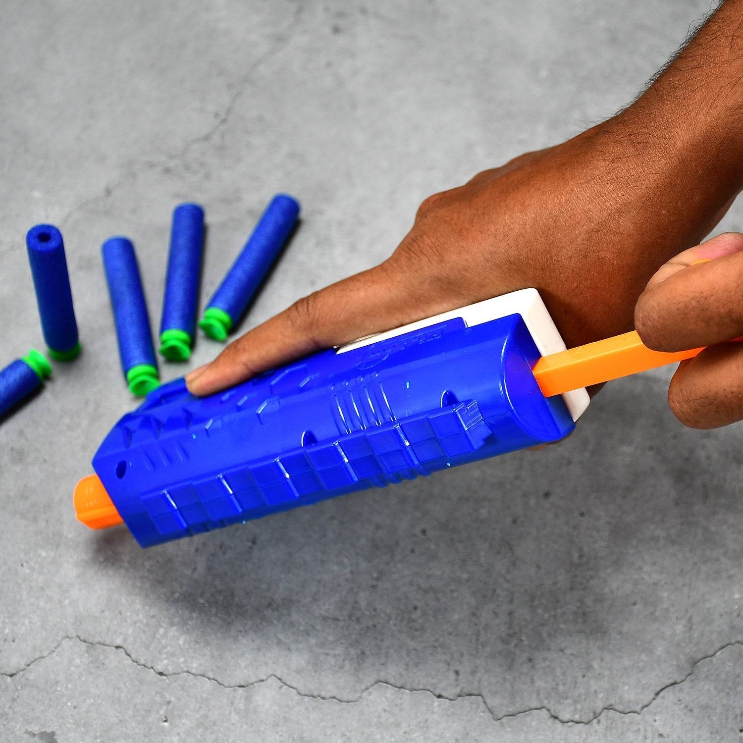 Hi - Arm Gun with 10x Foam Suction Bullets, ABS Plastic, Target Shooting - infinityexculsivestore.com