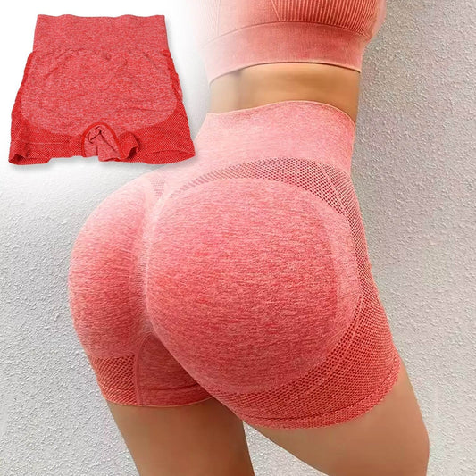 High Elastic Peach hip Lifting Yoga Shorts Women's Running Sports High Fitness Athletic Waist Yoga Workout Yoga Pants / Shorts Elastic Dress Soft Yoga Pants / Shorts - infinityexculsivestore.com