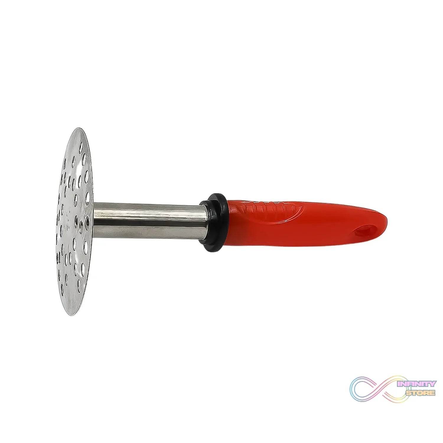 High Grade Stainless Steel Potato Masher Paubhaji / Pav Bhaji Masher with Plastic handle (1 Pc) - infinityexculsivestore.com