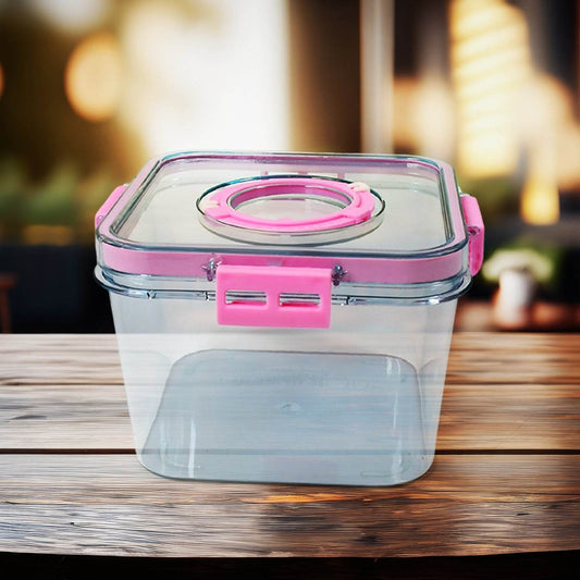 High Quality Plastic Food Storage Container Clear Washable Refrigerator Food Box Food Container Fruit Box Container with Lid (1400 ML) - infinityexculsivestore.com