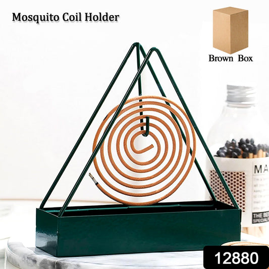 Mosquito Coil Holder Frame, Triangular Shape Iron Mosquito Incense Holder Mosquito Repellent Incense Holder, Hanging, Mosquito Repellent, Outdoor, Stylish, Mosquito Repellent Incense Holder - infinityexculsivestore.com