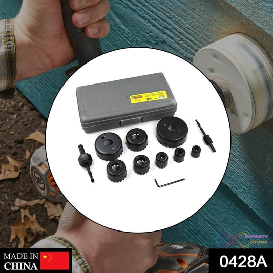 Hole Saw 11 Pc For Making Holes Over Walls For Types Of Purposes Etc. - infinityexculsivestore.com