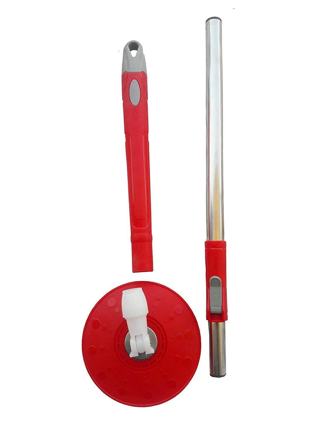 Home Cleaning Stainless Steel 360° Rotating Pole - Microfiber Mop with Adjustable Rod Stick - infinityexculsivestore.com