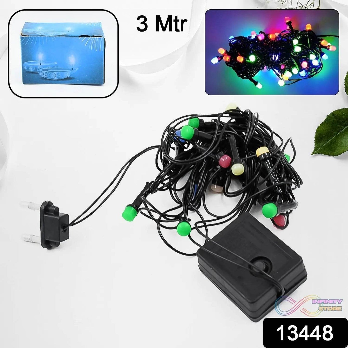 Home Decoration Diwali & Wedding LED String Light (16L 3 Mtr) - infinityexculsivestore.com