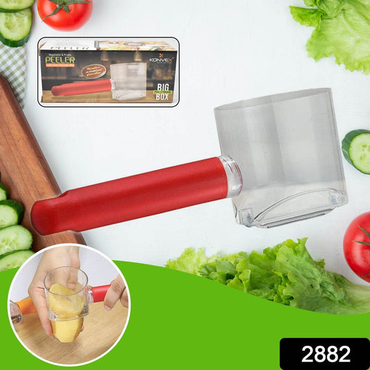 Home Kitchen Cooking Tools Peeler With Container Stainless Steel Carrot Cucumber Apple Super Fruit Vegetable Peeler - infinityexculsivestore.com