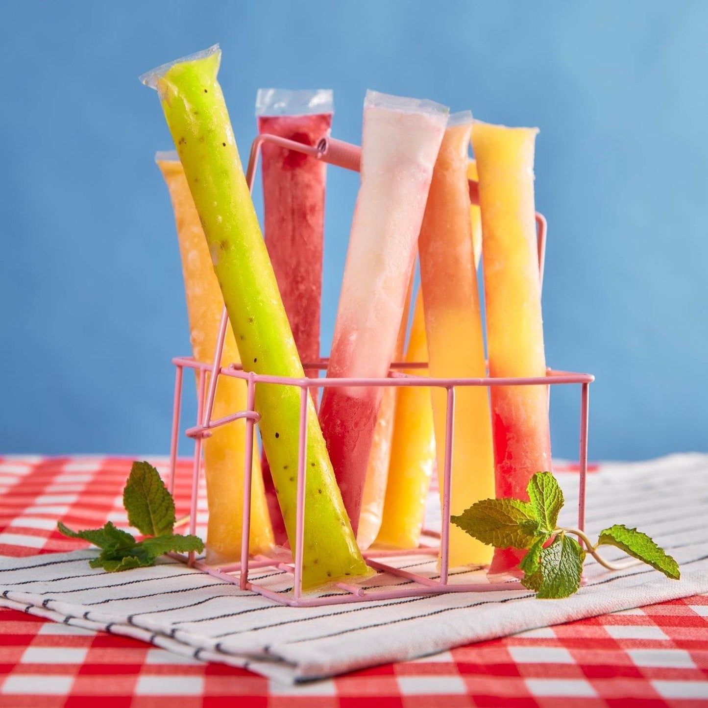 Homemade Popsicle Maker Manual Ice Cream Machine With Approx 20 Pcs Packing Bag Popsicle Mold Convenient Maker Manual Ice Cream Machine For Kids Adults DIY, Reusable - infinityexculsivestore.com