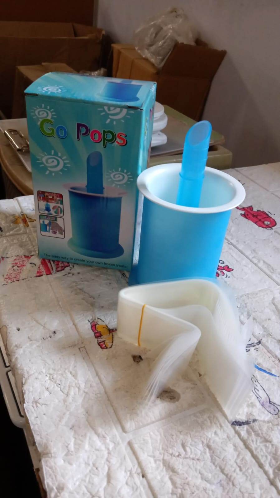 Homemade Popsicle Maker Manual Ice Cream Machine With Approx 20 Pcs Packing Bag Popsicle Mold Convenient Maker Manual Ice Cream Machine For Kids Adults DIY, Reusable - infinityexculsivestore.com
