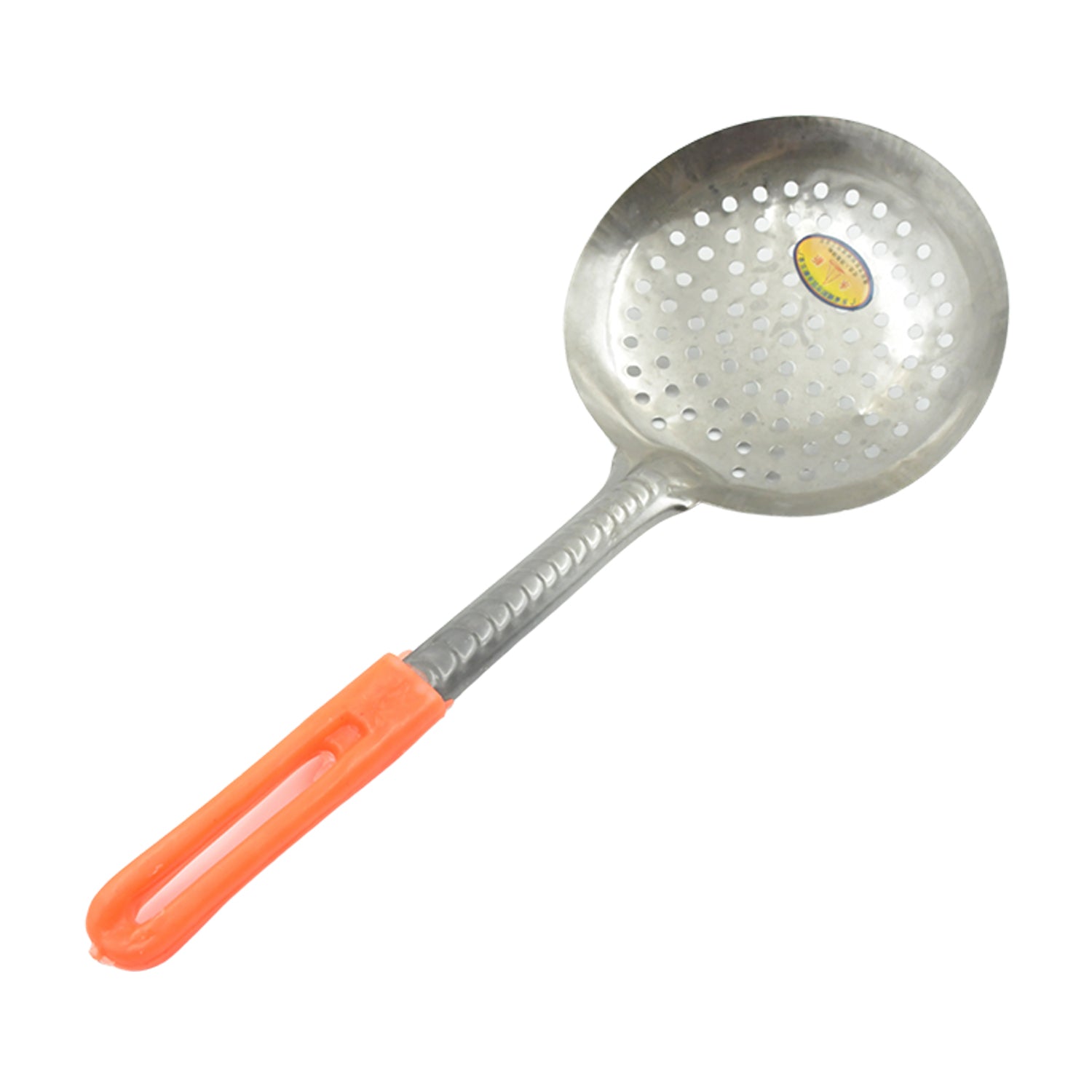 Colander Spoon, Non Slip Hand Polished Thickened Hot Pot Spoon for Kitchen for Restaurant, Stainless Steel Cooking Colander Skimmer Slotted Spoon Kitchen Strainer Ladle with Long Handle for Kitchen Cooking Baking (35 Cm) - infinityexculsivestore.com