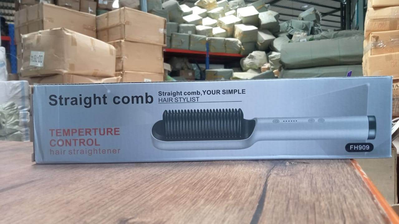 Hqt-909B Hair Straightener Used While Massaging Hair Scalps And Head. - infinityexculsivestore.com