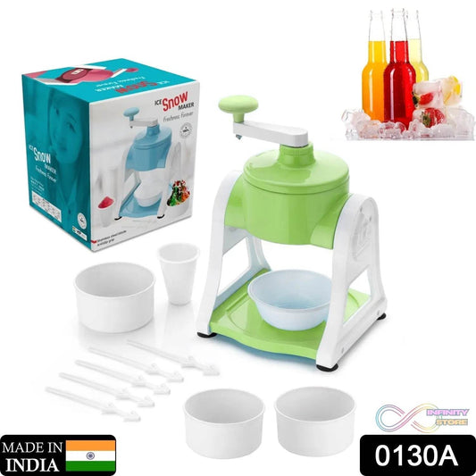 Ice Gola Maker Ice Snow Maker Machine | Ice Crusher | Indoor Outdoor Manual With Steel Blade & Antislip Grip - infinityexculsivestore.com