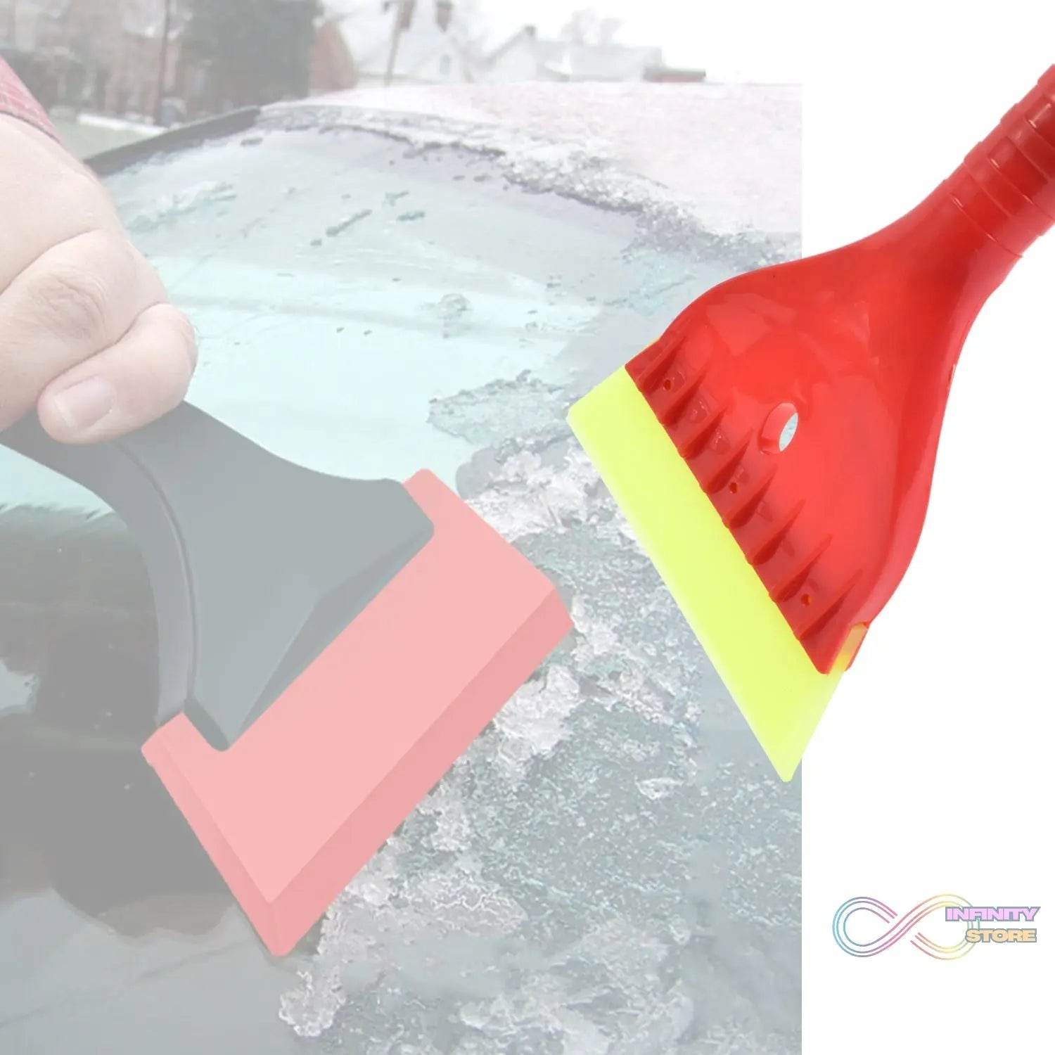 Ice Scraper Car Snow Brush 2 in 1 Comfortable Grip (1 Pc / 67 Cm Long) - infinityexculsivestore.com