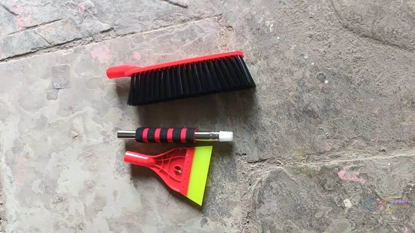 Ice Scraper Car Snow Brush 2 in 1 Comfortable Grip (1 Pc / 67 Cm Long) - infinityexculsivestore.com
