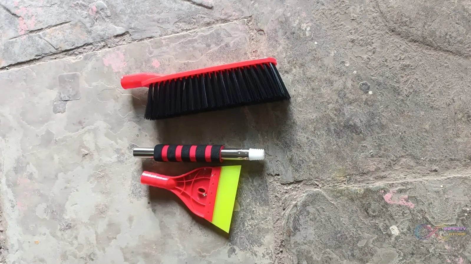 Ice Scraper Car Snow Brush 2 in 1 Comfortable Grip (1 Pc / 67 Cm Long) - infinityexculsivestore.com