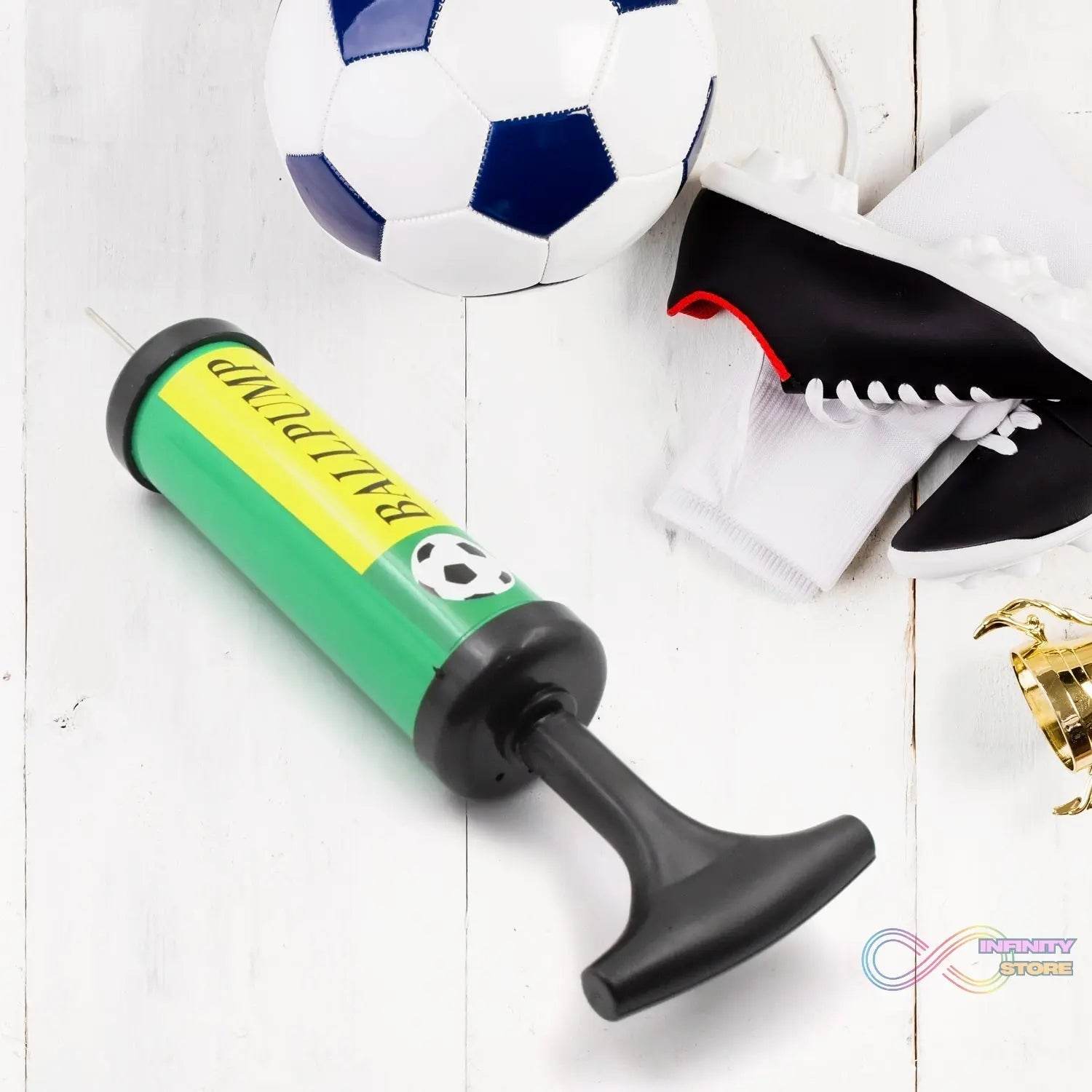 Inflator Air Ball Pump Soft Bouncing Ball Development Kids Toy, Sports Plastic Pump for Soccer, Basketball, Football, Volleyball Ball (17 Cm) - infinityexculsivestore.com