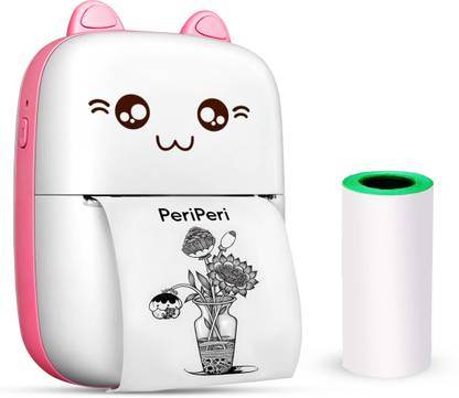 Inkless Wireless Thermal Printer (Black & White) | Portable Ink Free Printer for Android & iOS | 1200mAh Rechargeable Battery - infinityexculsivestore.com