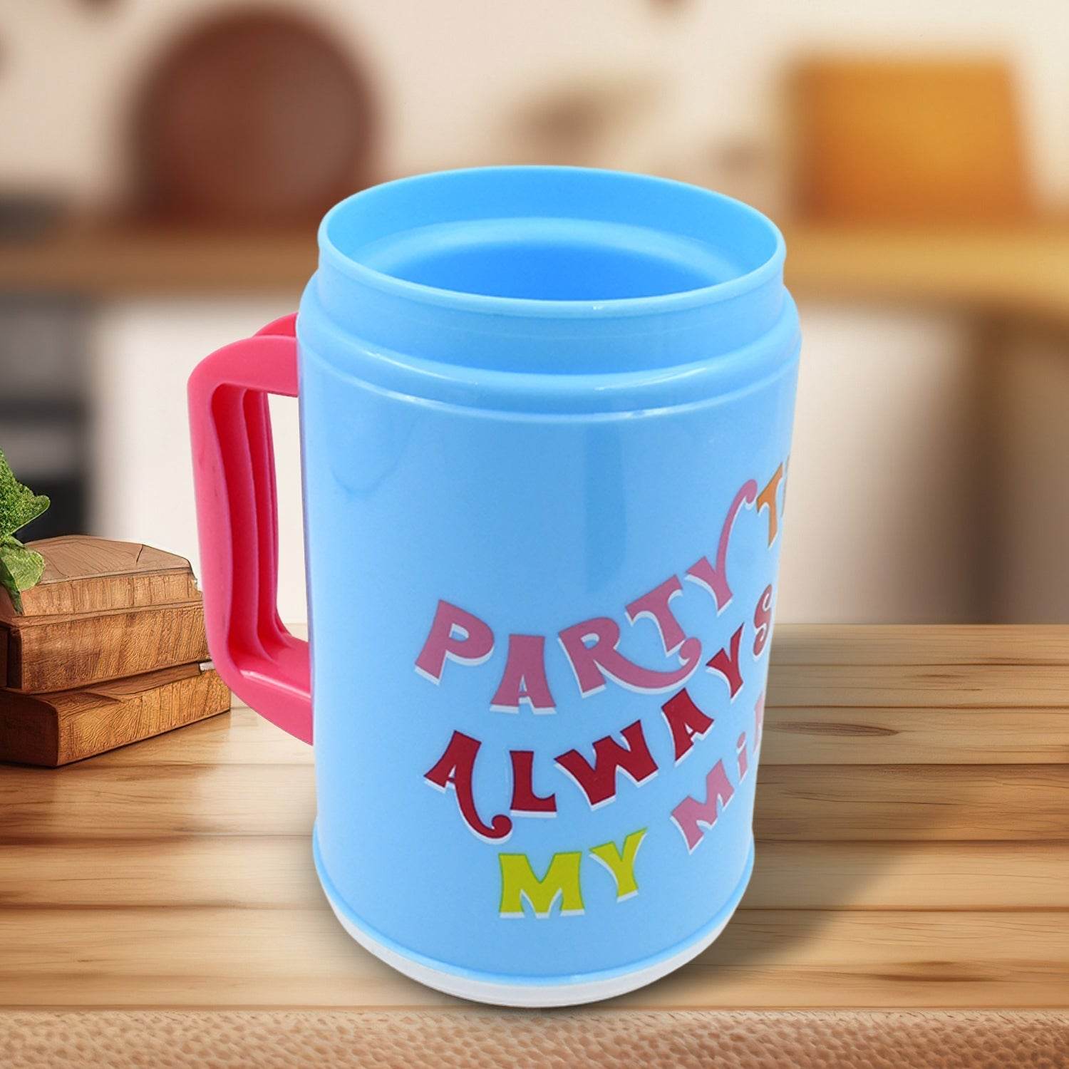 Insulated Mug with Lid Handle Flexible Straw with Cap (709 ML) - infinityexculsivestore.com