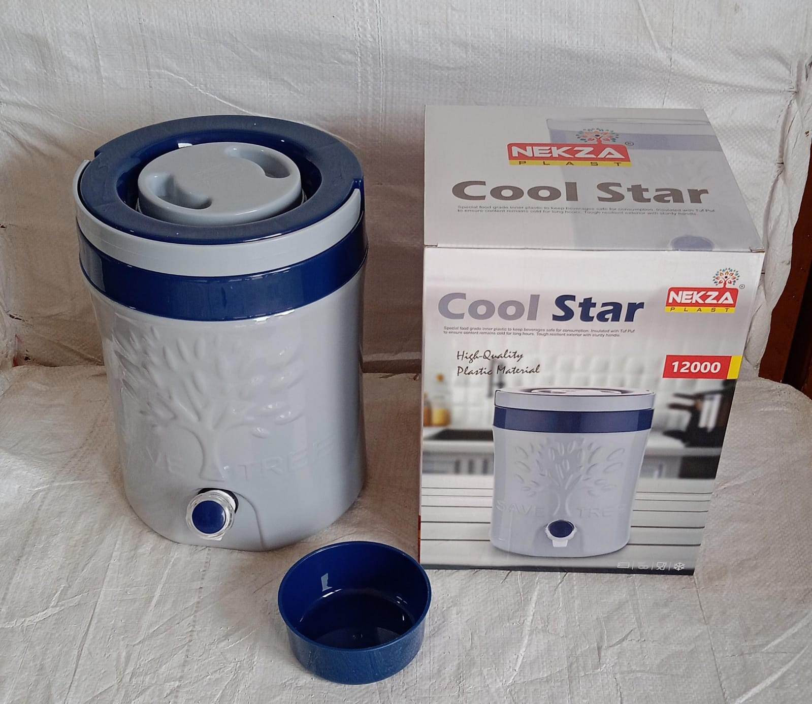 Insulated Water Jug with Tap (12000ml): Leakproof, Travel Cooler - infinityexculsivestore.com