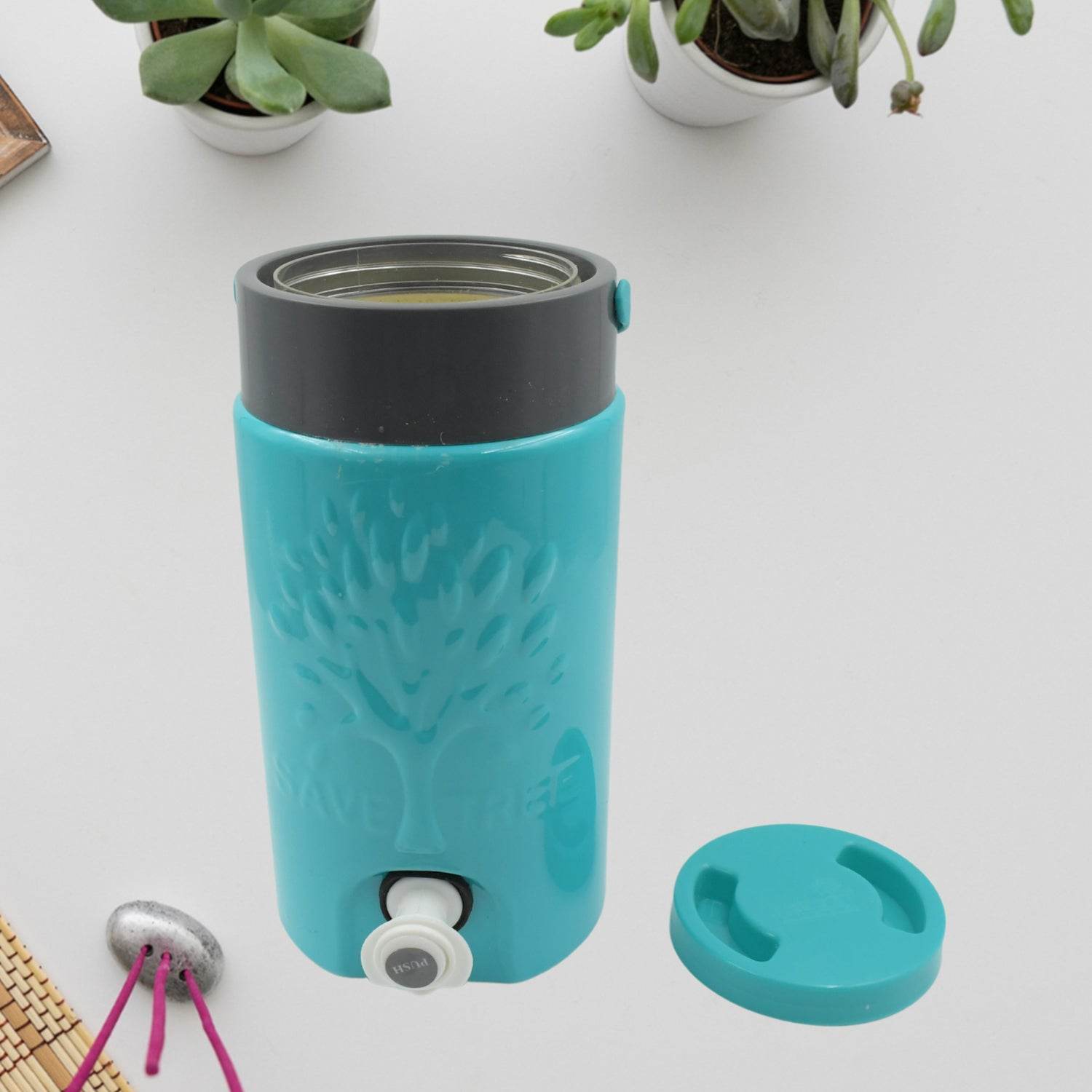 Insulated Water Jug with Tap (3000ml): Leakproof, Travel Cooler - infinityexculsivestore.com