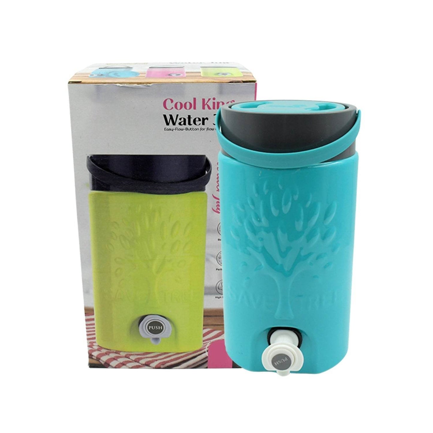 Insulated Water Jug with Tap (3000ml): Leakproof, Travel Cooler - infinityexculsivestore.com