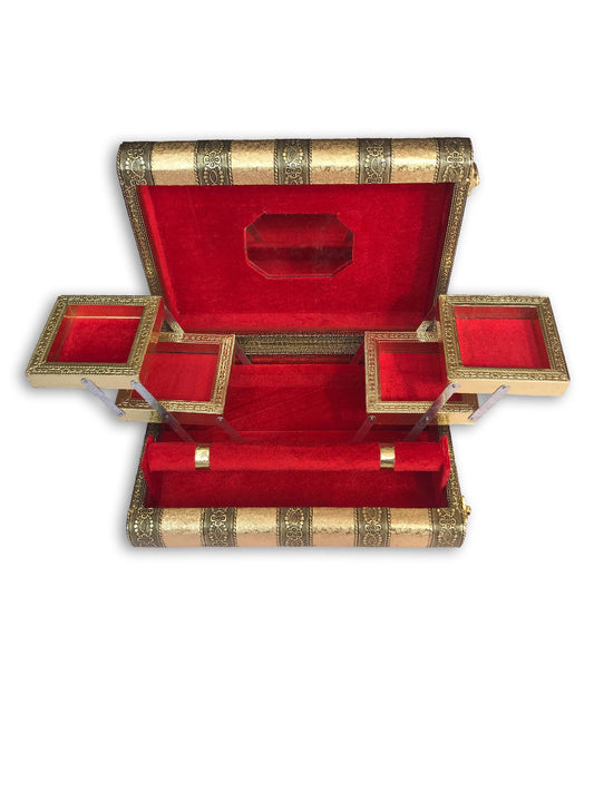 Jewellery Jewel Boxes Storage Box Organizer Gift Box for Women Necklace Earring Set Bangles Churi Gift for Women - infinityexculsivestore.com