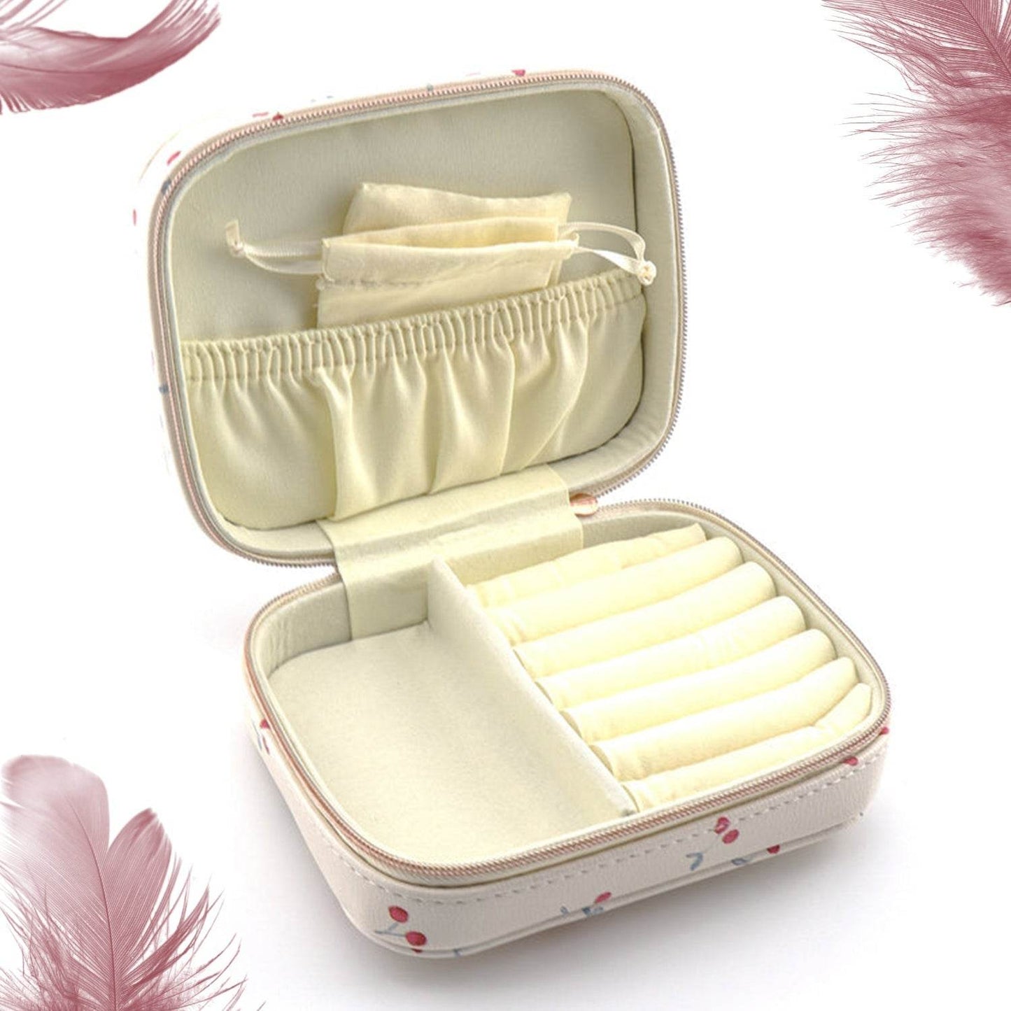 Jewelry Travel Organizer Case (1 Pc / Mix Design) - infinityexculsivestore.com