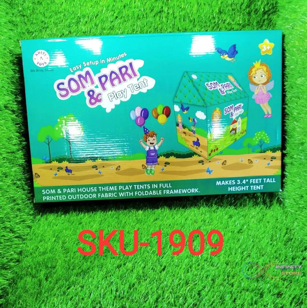 Jumbo Size Go to School Kids Play Tent House (Multicolour) - infinityexculsivestore.com