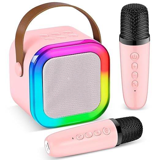 Karaoke Machine for Kids and Adults, Portable Bluetooth Mini Karaoke Microphone - infinityexculsivestore.com