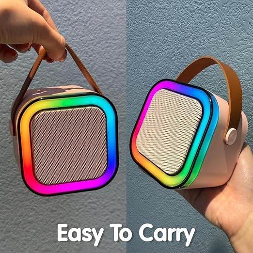 Karaoke Machine for Kids and Adults, Portable Bluetooth Mini Karaoke Microphone - infinityexculsivestore.com