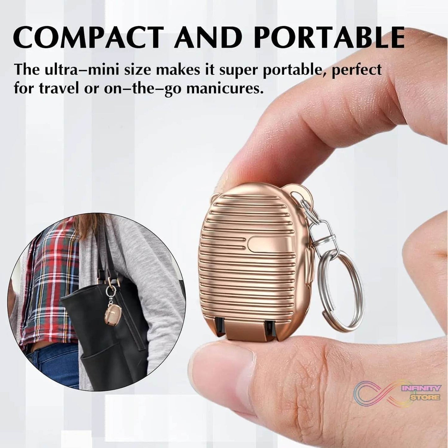 Keychain Nail Clipper | Small Nail Clippers Multicolor (1 Pc) - infinityexculsivestore.com
