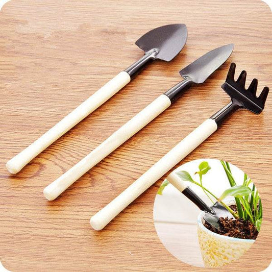 Kid's Garden Tools Set of 3 Pieces (Trowel, Shovel, Rake) - infinityexculsivestore.com