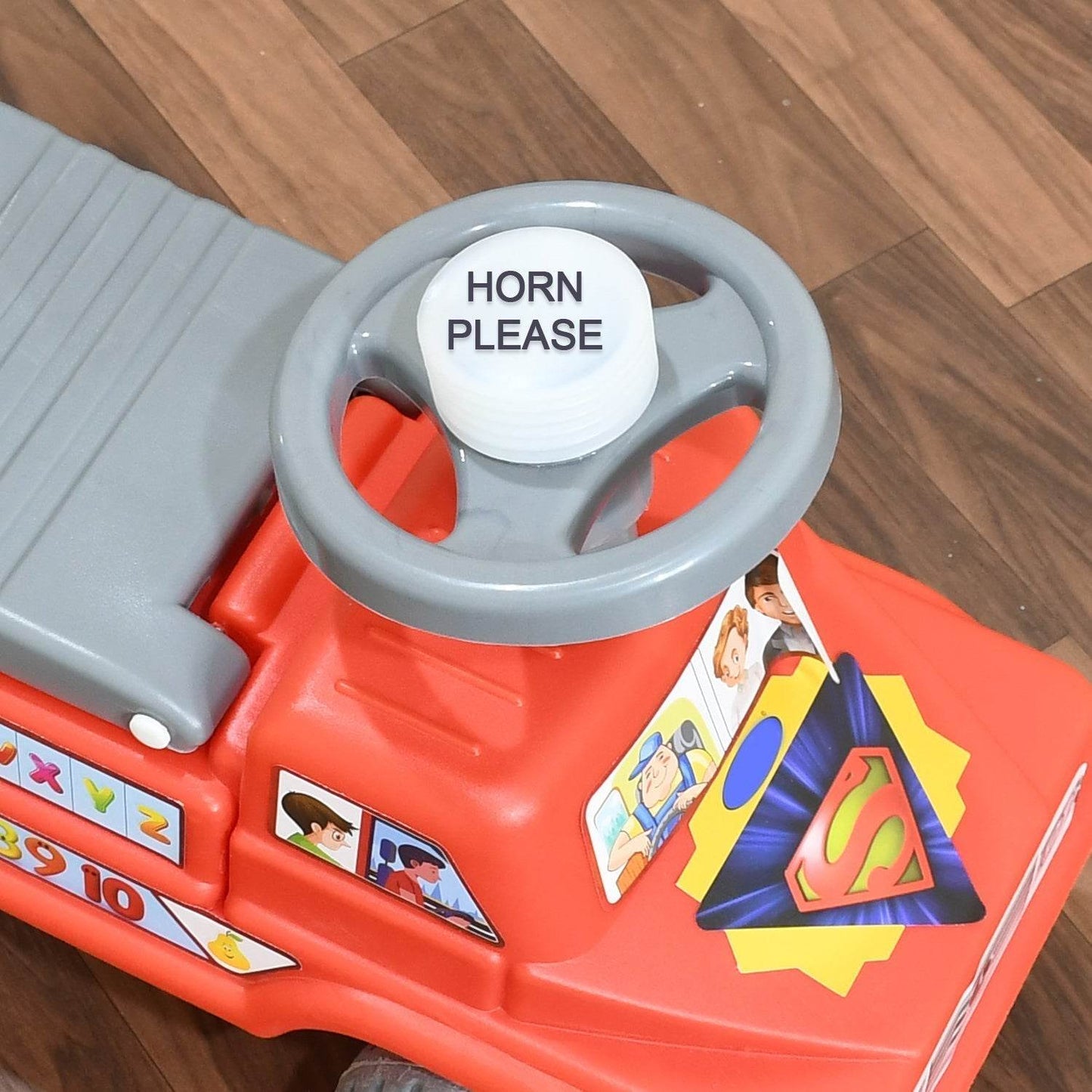 Kids Baby Ride-On Push Car with Musical Horn & Backrest – Perfect Toy for Toddlers - infinityexculsivestore.com