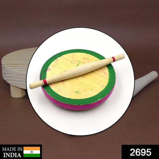 Kids Chakla Belan Set used in all kinds of household places by kids and children’s for playing purposes etc. - infinityexculsivestore.com