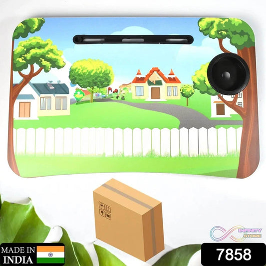 Kidsβ Portable Study Table with Tablet Slot - infinityexculsivestore.com