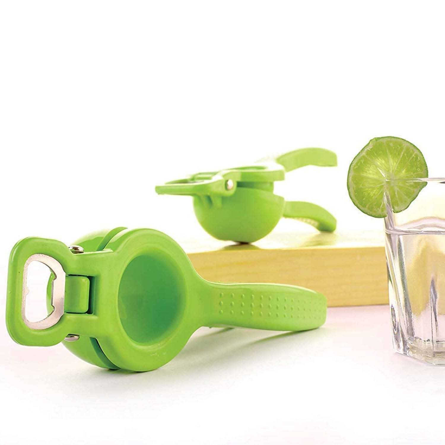 Kitchen 2 in 1 Unbreakable Lemon Squeezer and Bottle Opener (1 Pc) - infinityexculsivestore.com