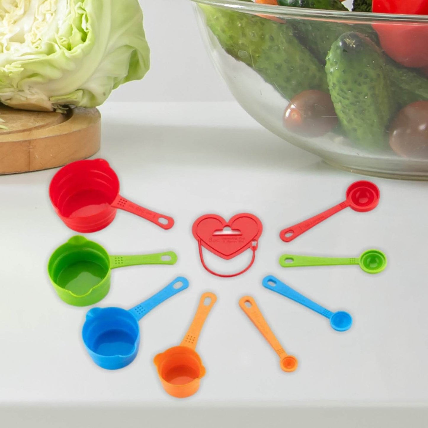 Kitchen Cooking and Baking Metric Measurement Cup Type Spoon (Multicolour) (Set of 8) - infinityexculsivestore.com