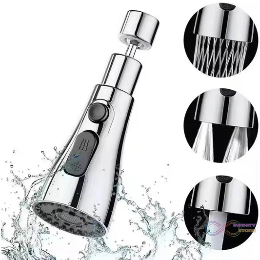 Kitchen Faucet 3-Function Pull Down Sink Sprayer (1 Pc) - infinityexculsivestore.com