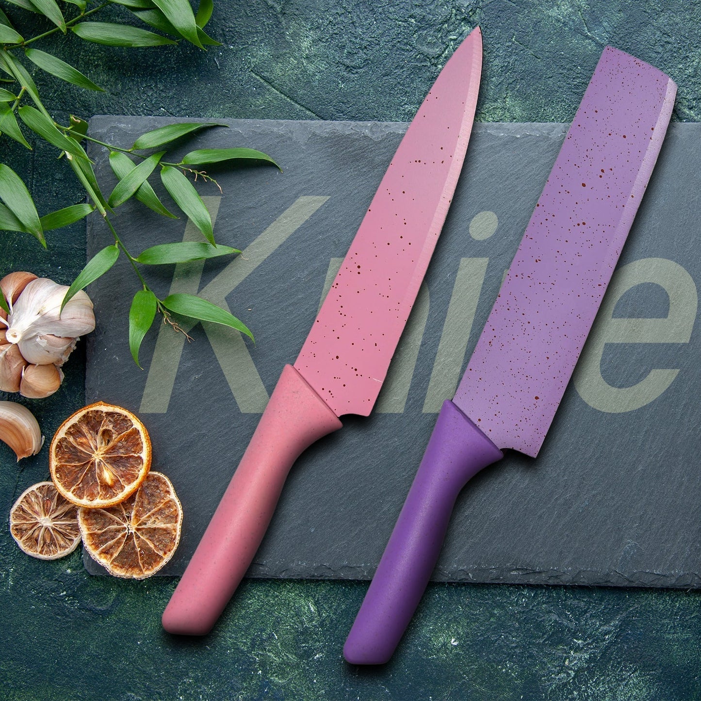 Professional Colorful Kitchen Knives Set of 6 Pieces, Non - Stick Blades with High Carbon Stainless Steel, Sharp Kitchen Cutting Knives Set for Slicing, Paring and Cooking, Chef Kitchen Knives Set - infinityexculsivestore.com