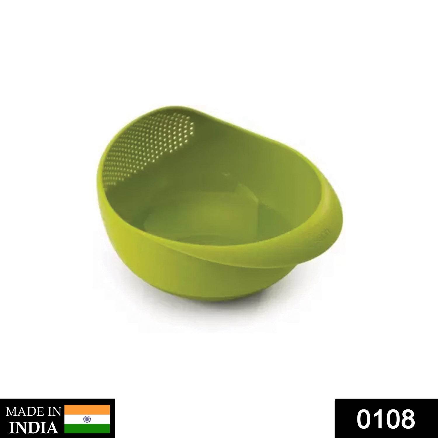 Kitchen Plastic big Rice Bowl Strainer Perfect Size for Storing and Straining - infinityexculsivestore.com
